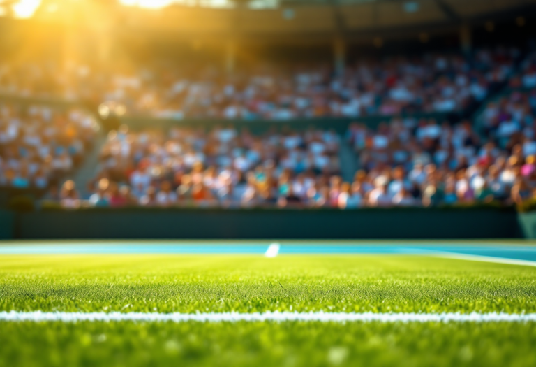 Romano celebra la vittoria al torneo di tennis a Foggia