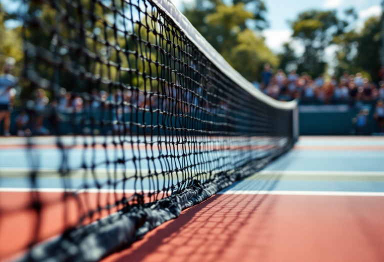 Giocatori in azione durante le semifinali del torneo M15 a Torelló