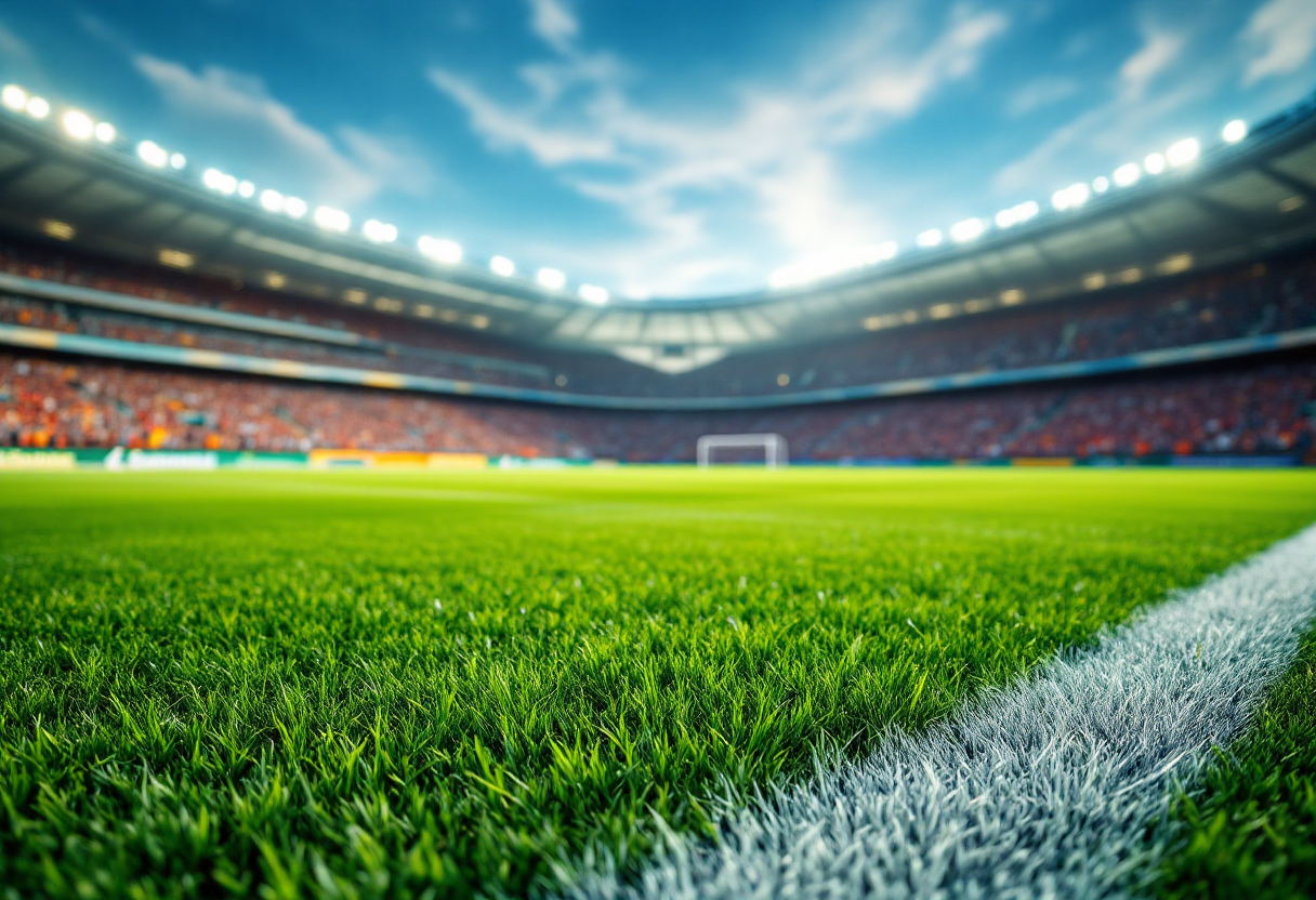 Spezia e Brescia in campo durante una partita di Serie B