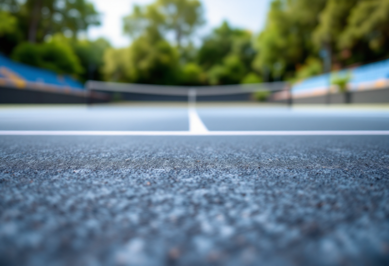 Giocatrici di tennis in azione durante una partita emozionante