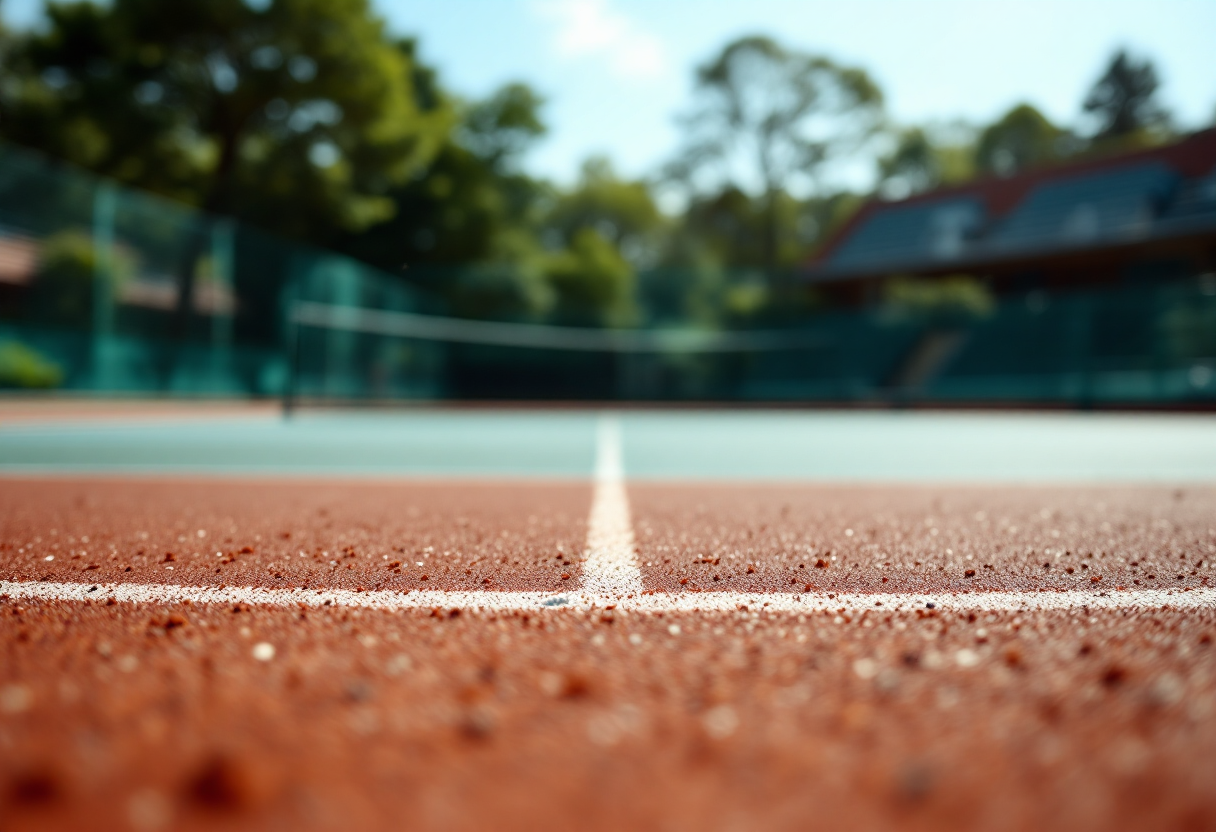 Partite di tennis in corso nei tornei internazionali di oggi