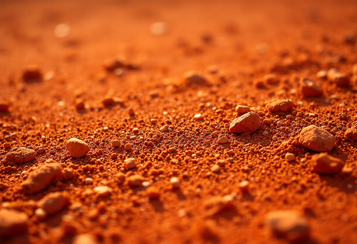 Giocatori di tennis in azione sulla terra rossa