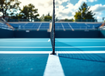 Giocatori in azione al torneo di tennis di Monte Carlo