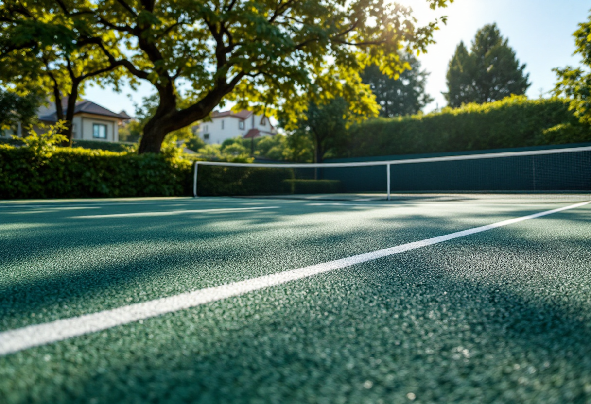 Aryna Sabalenka durante un gesto controverso in campo