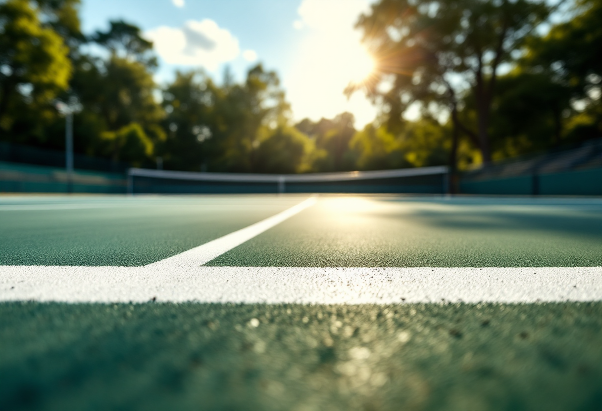 Ben Shelton in azione durante il torneo di Monaco di Baviera