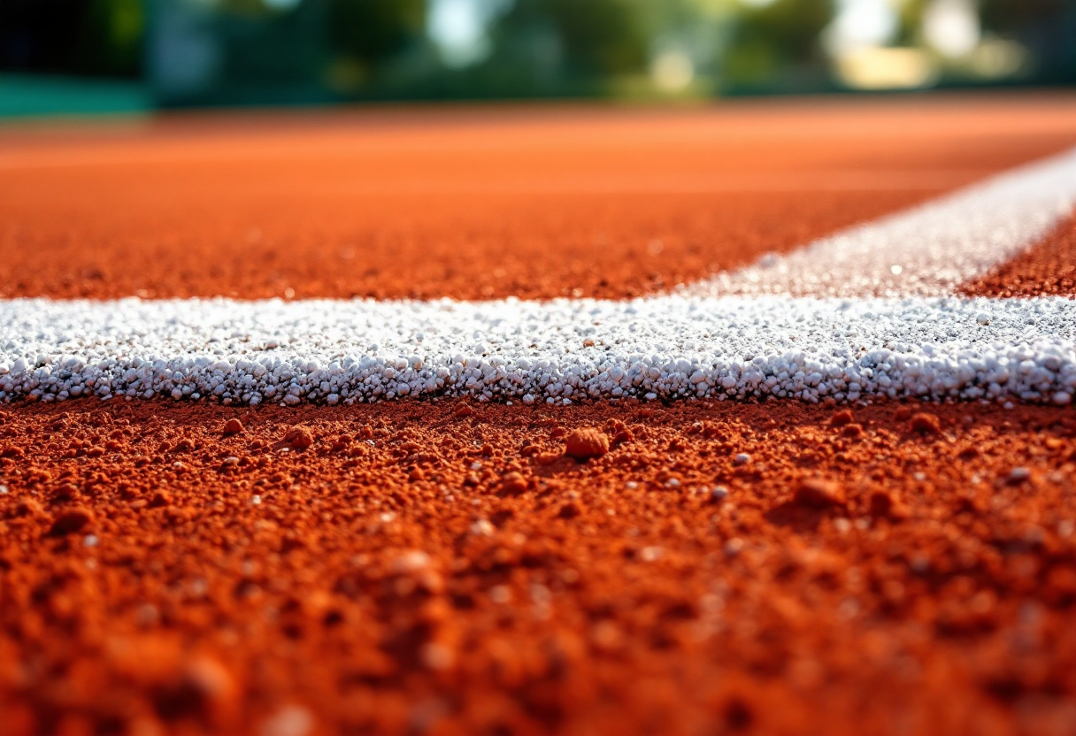 Matteo Berrettini e Lorenzo Musetti in azione a Montecarlo