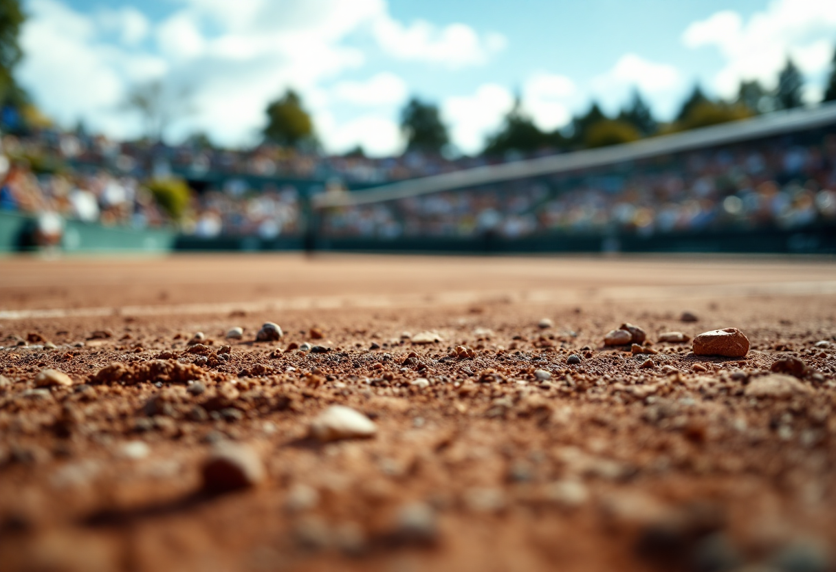 Matteo Berrettini e Lorenzo Musetti in azione a Montecarlo