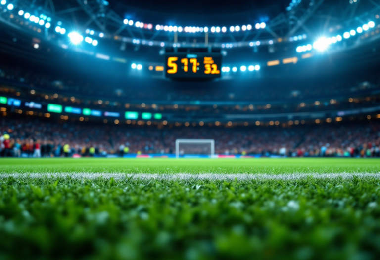 Tabellone principale del Challenger 125 a Città del Messico