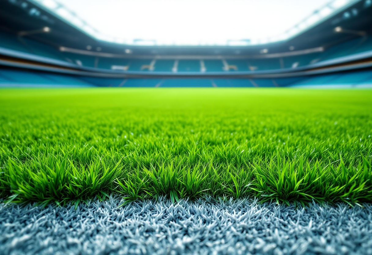 Logo del Chelsea con grafica sul fair play finanziario