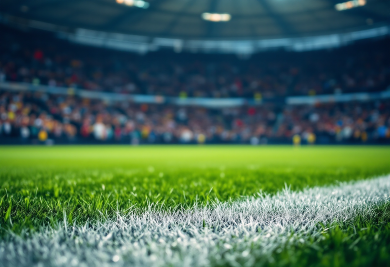 Giocatori in azione nella Premier League per la corsa europea