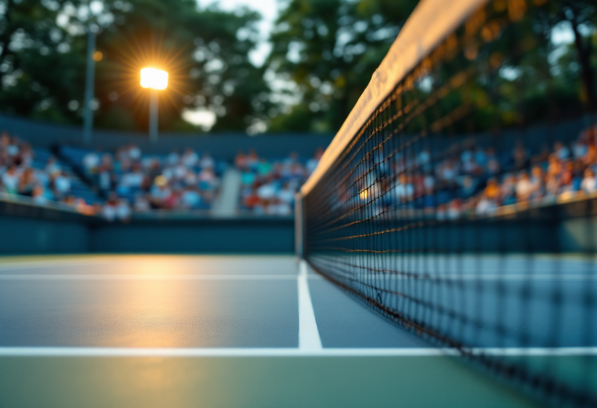 Luciano Darderi e Ben Shelton in azione all'ATP 500 di Monaco