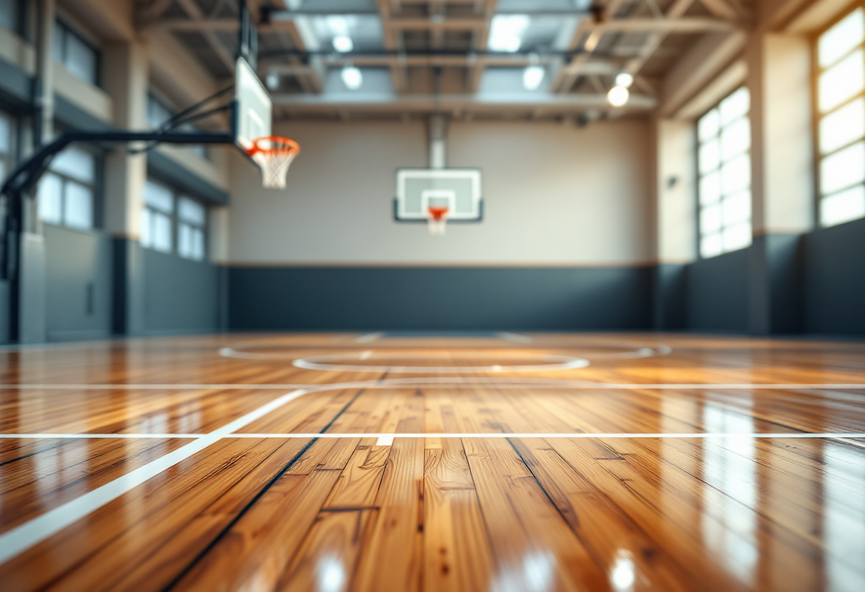 Dimitris Itoudis durante una partita di EuroLeague