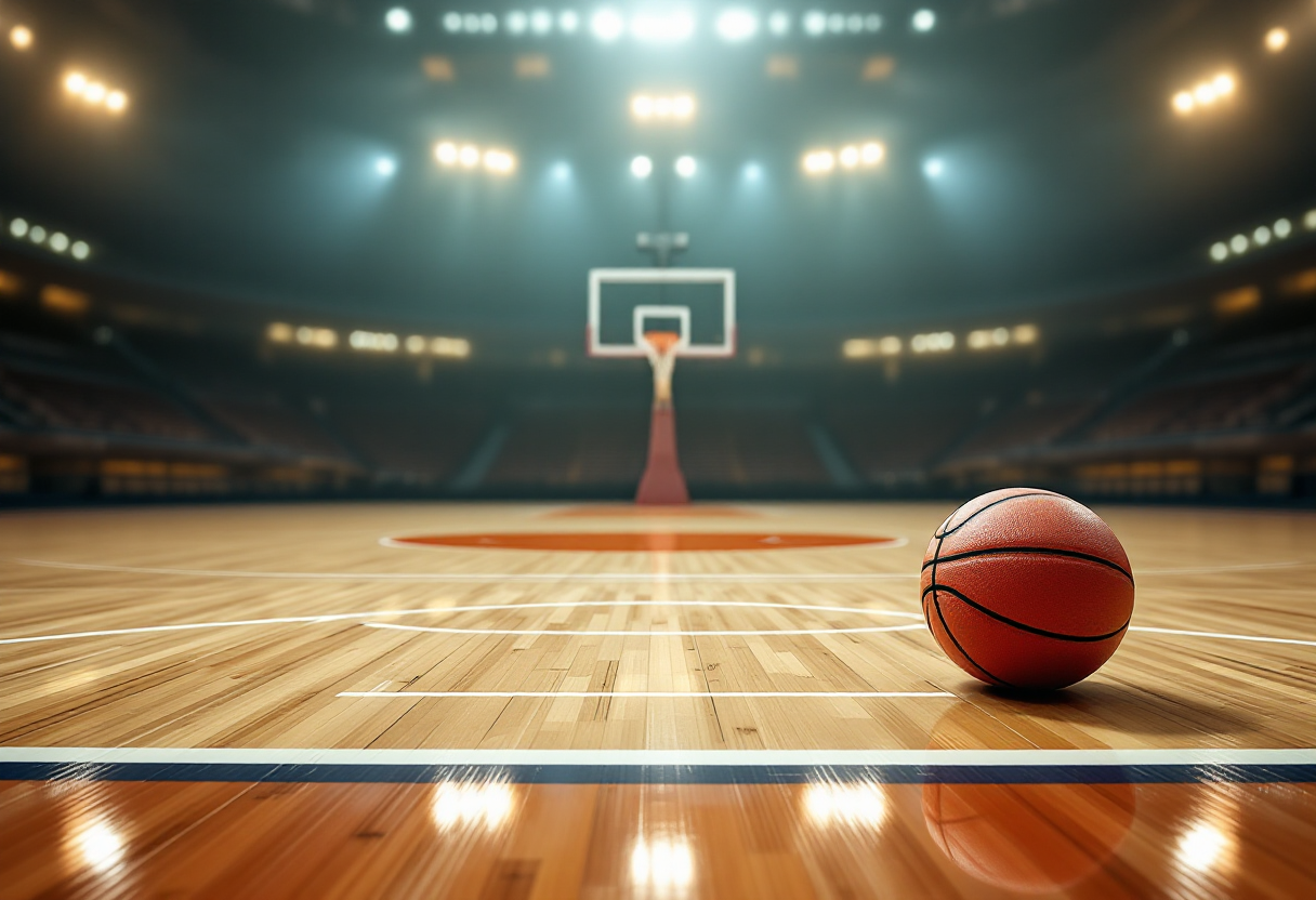 Immagine della sfida tra Dinamo e Varese