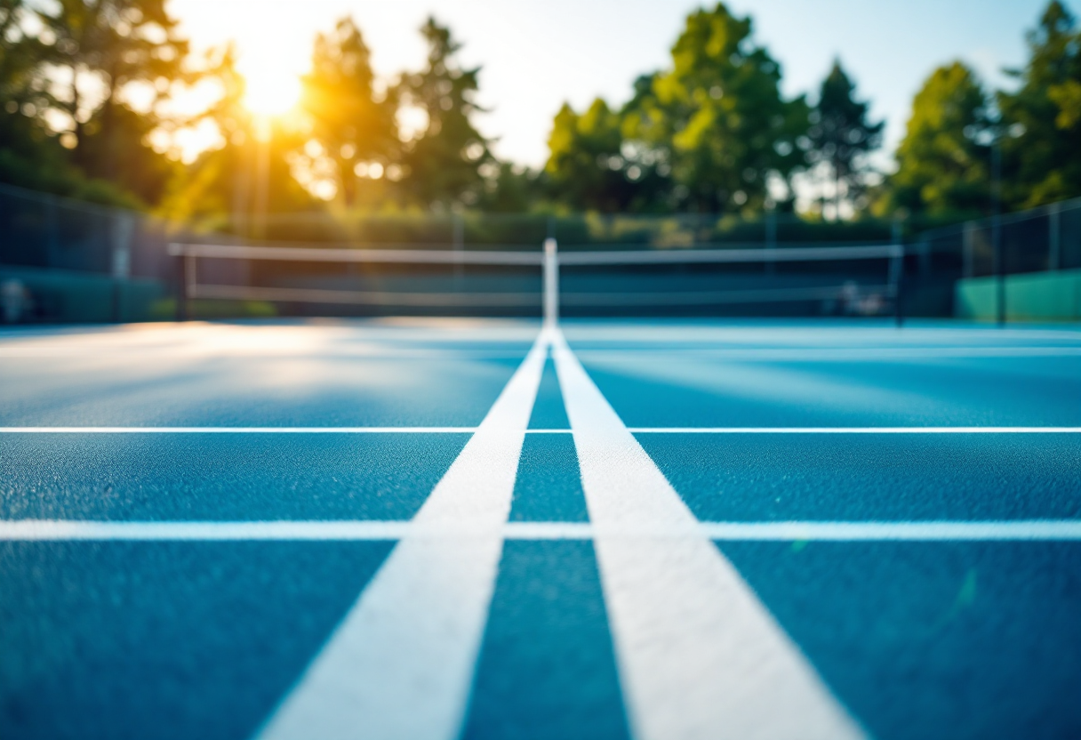 Giocatori in azione nel circuito Challenger di tennis