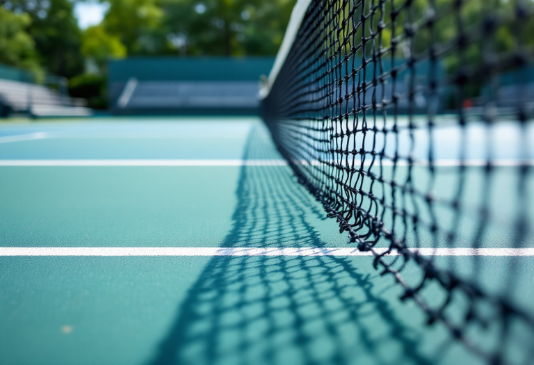 Fabio Fognini festeggia la sua vittoria al Mutua Madrid Open