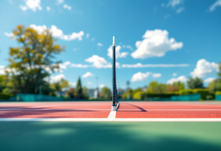 Giovani talenti del tennis italiano in azione