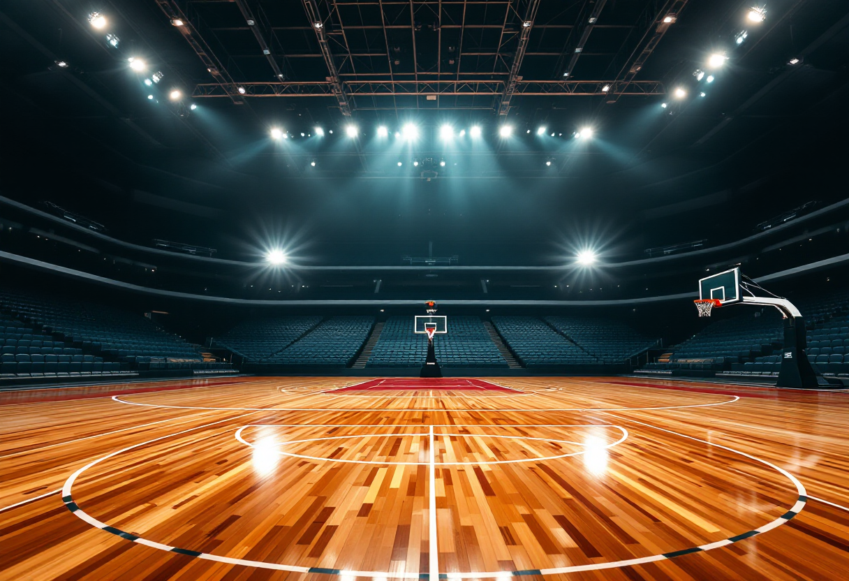 Germani Brescia celebra la vittoria contro Givova Scafati