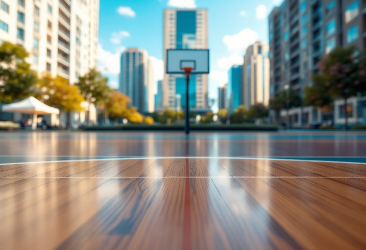 Giannis Antetokounmpo in azione con i Brooklyn Nets