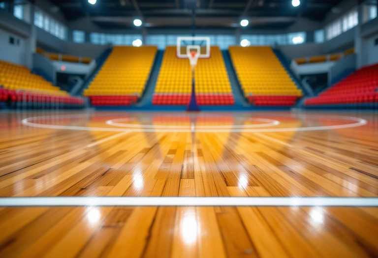 Givova Scafati in azione contro UnaHotels Reggio Emilia