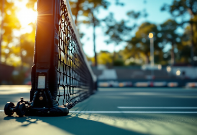 Giocatori di tennis italiani affrontano sfide innovative