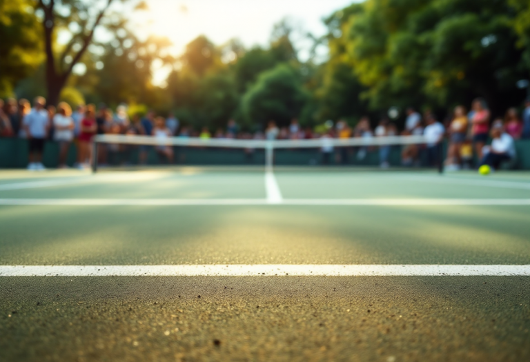 Tre tennisti italiani in azione al torneo di Santa Margherita