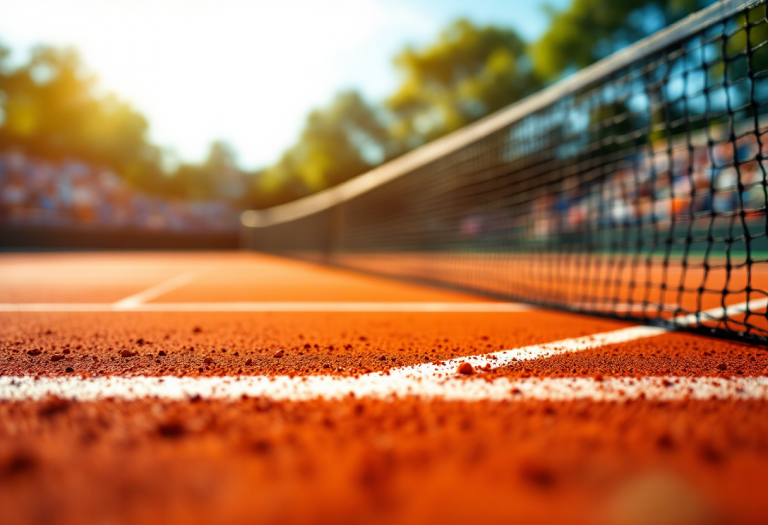 Jannik Sinner durante l'intervista esclusiva su Rai 1