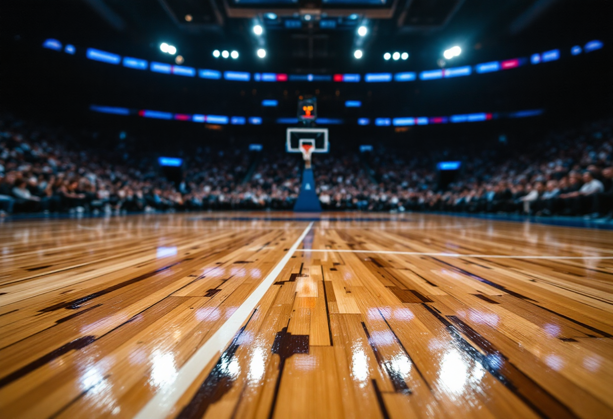 Kendrick Nunn in azione durante una partita di Euroleague