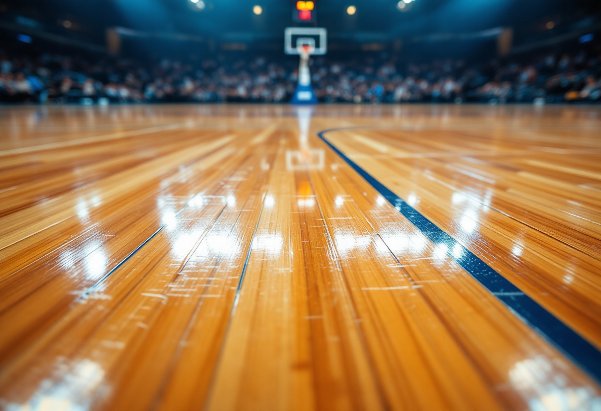 Kostas Sloukas esegue una tripla in EuroLeague