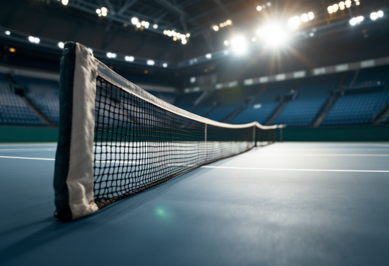 Luca Nardi in azione al Masters 1000 di Montecarlo 2025