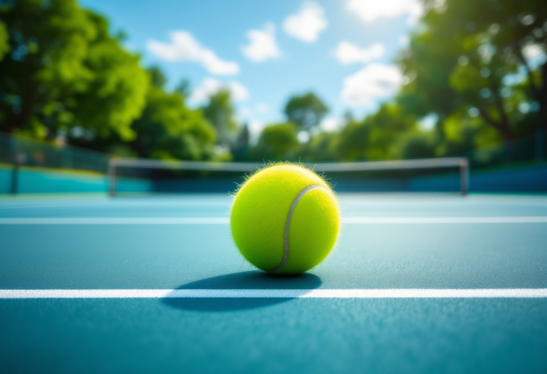 Luciano Darderi durante il Masters 1000 di Madrid