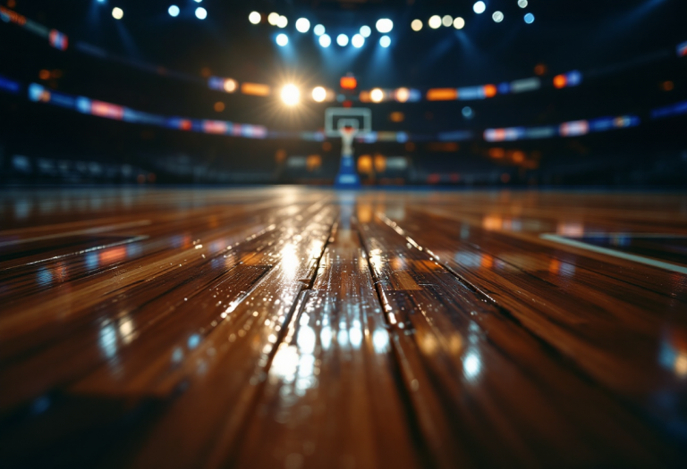 Minnesota Timberwolves in azione contro i Los Angeles Lakers