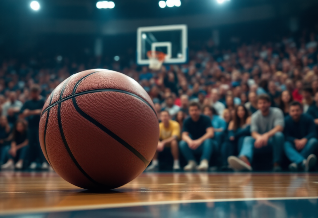 Giocatori dei Minnesota Timberwolves festeggiano la vittoria