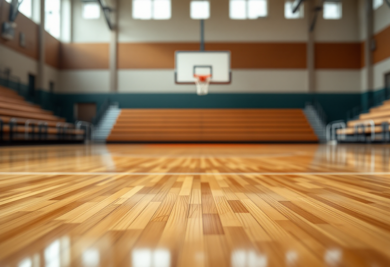 Giocatori del Napoli Basket festeggiano la vittoria