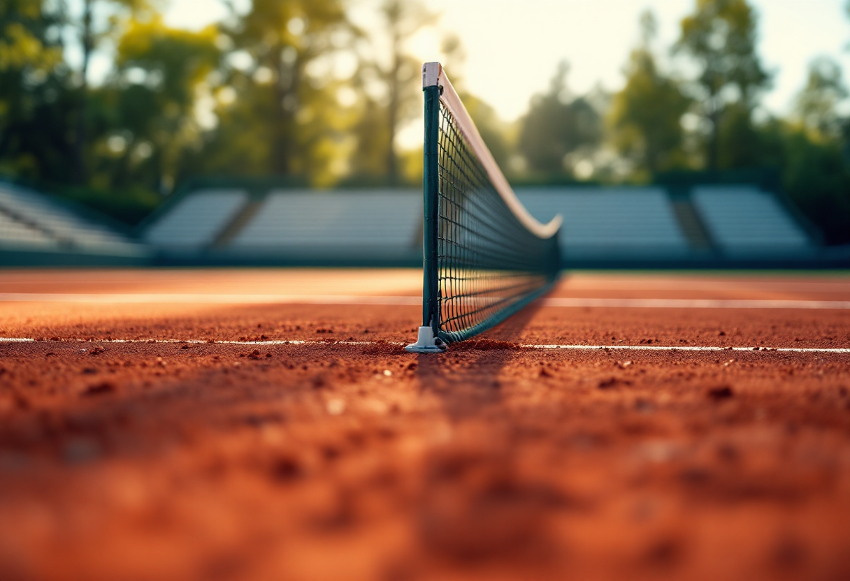 Novak Djokovic si allena per il Mutua Madrid Open 2025