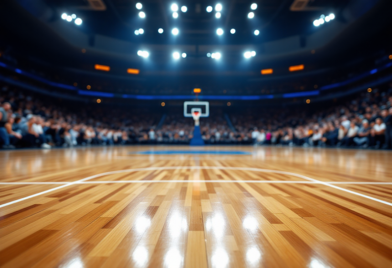 Olimpia Milano celebra la vittoria contro Vanoli Cremona