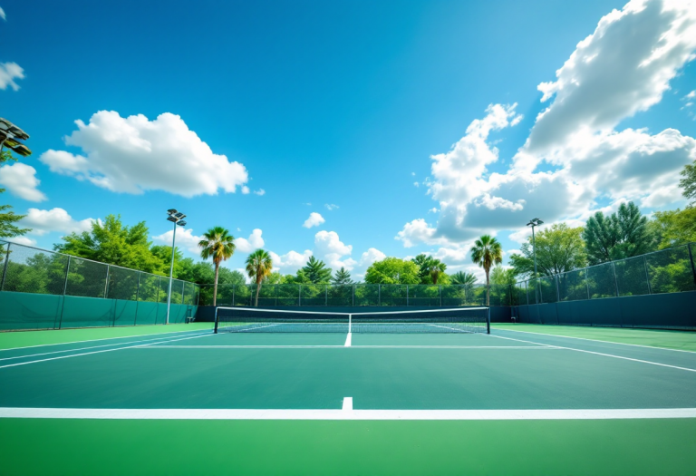Giocatori in azione durante gli ottavi di finale a Santa Margherita di Pula