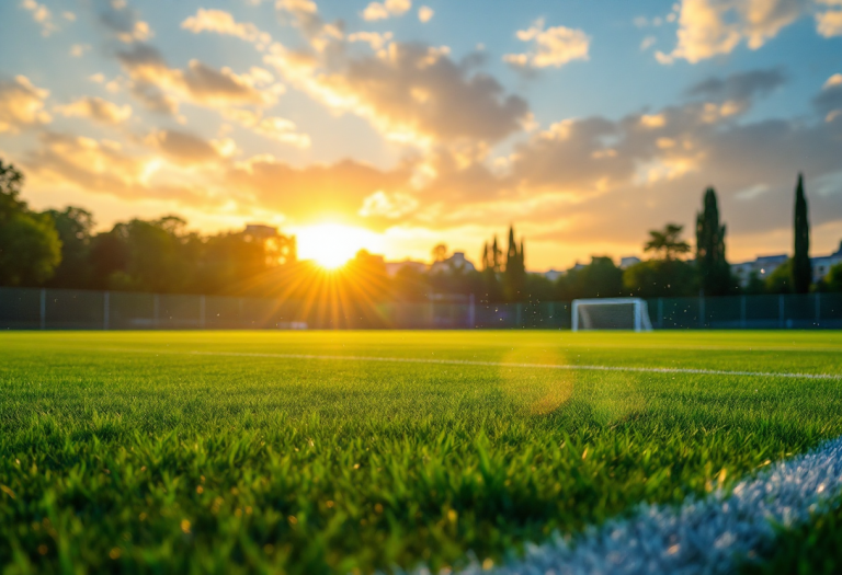 Il Paris Saint-Germain in campo contro l'Aston Villa