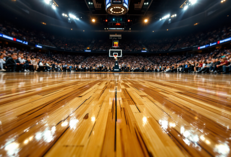 Giocatori NBA in azione durante i playoff 2025