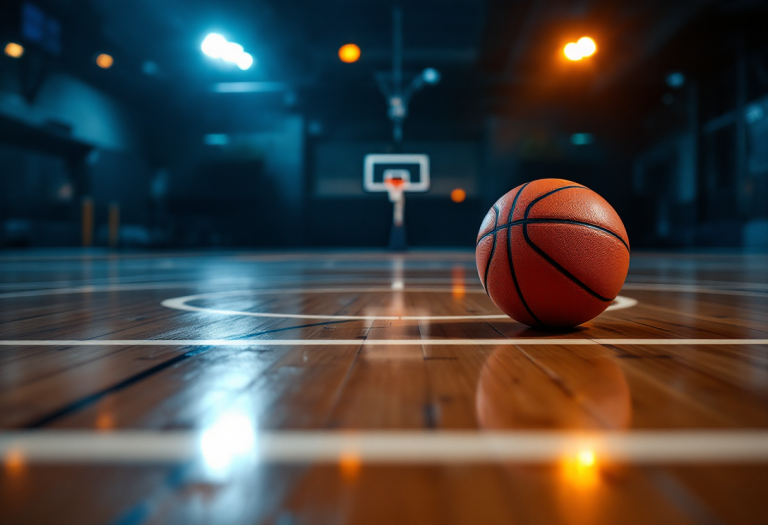 Giocatori NBA in azione durante i playoff