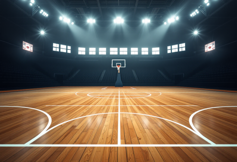 Immagine dei playoff NBA con squadre pronte a sfidarsi