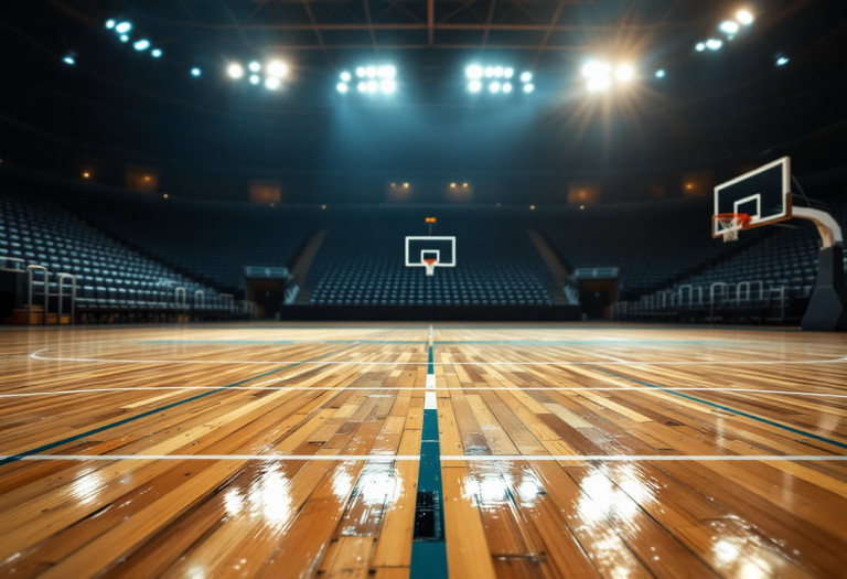 Giocatori NBA in azione durante i playoff