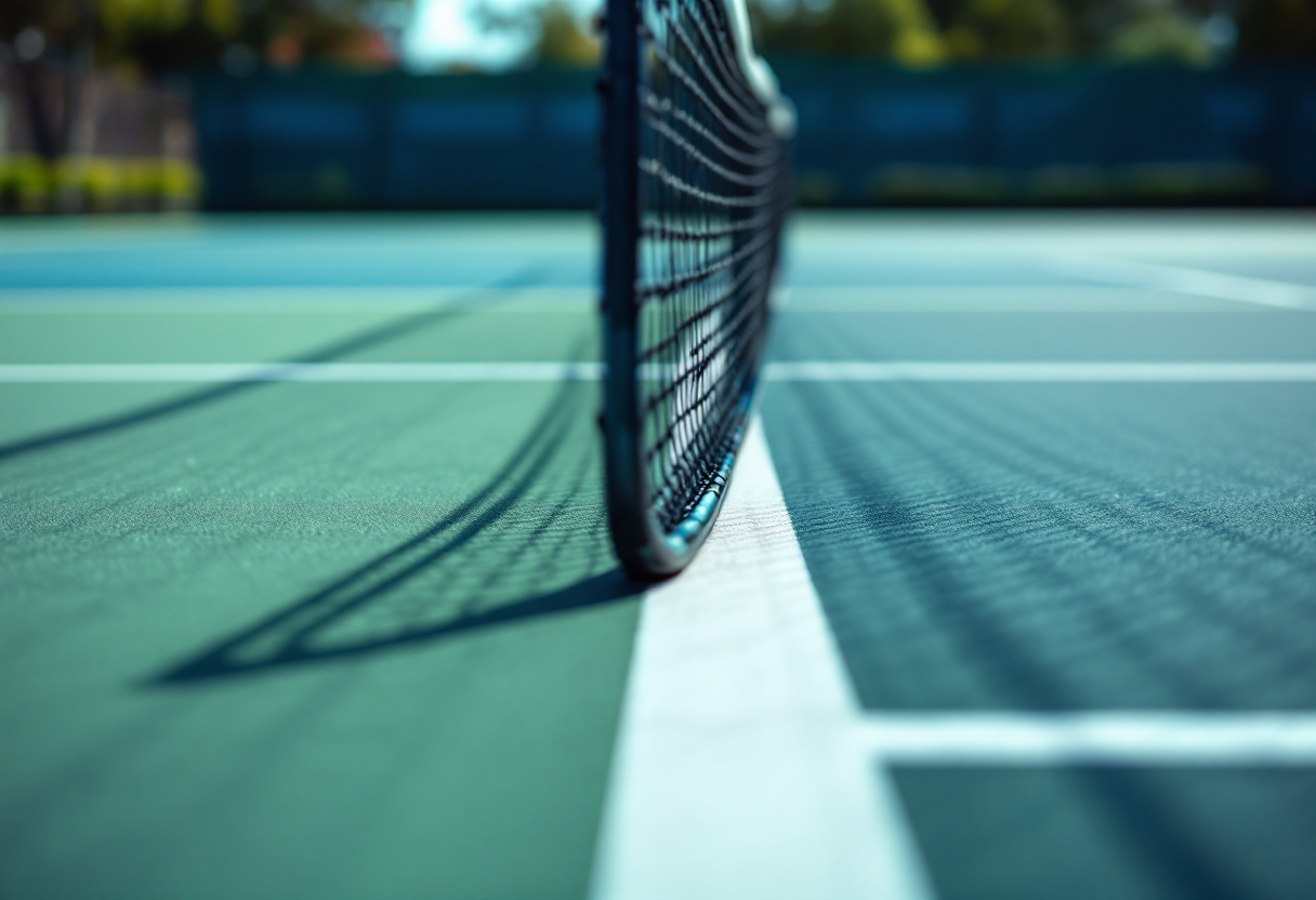 Renzo Furlan e Jasmine Paolini durante un evento sportivo