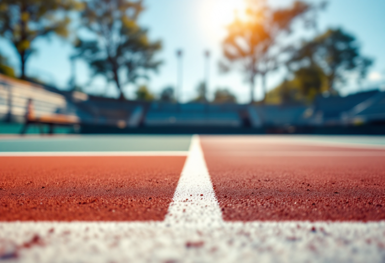 Sebastian Korda celebra la vittoria su Matteo Arnaldi