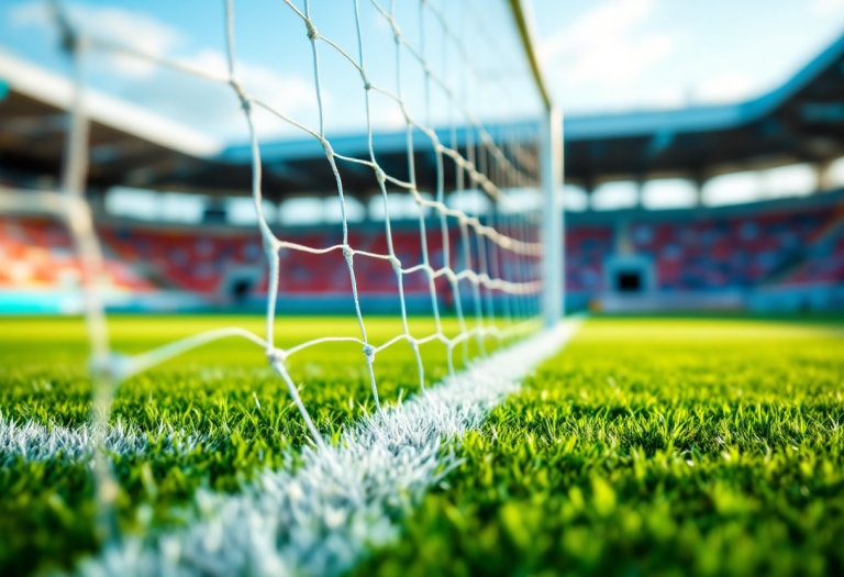 Giocatori in azione durante le semifinali a Firenze