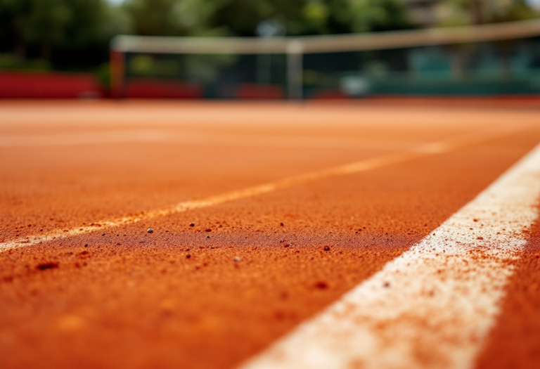 Jannik Sinner e Matteo Berrettini in allenamento a Roma