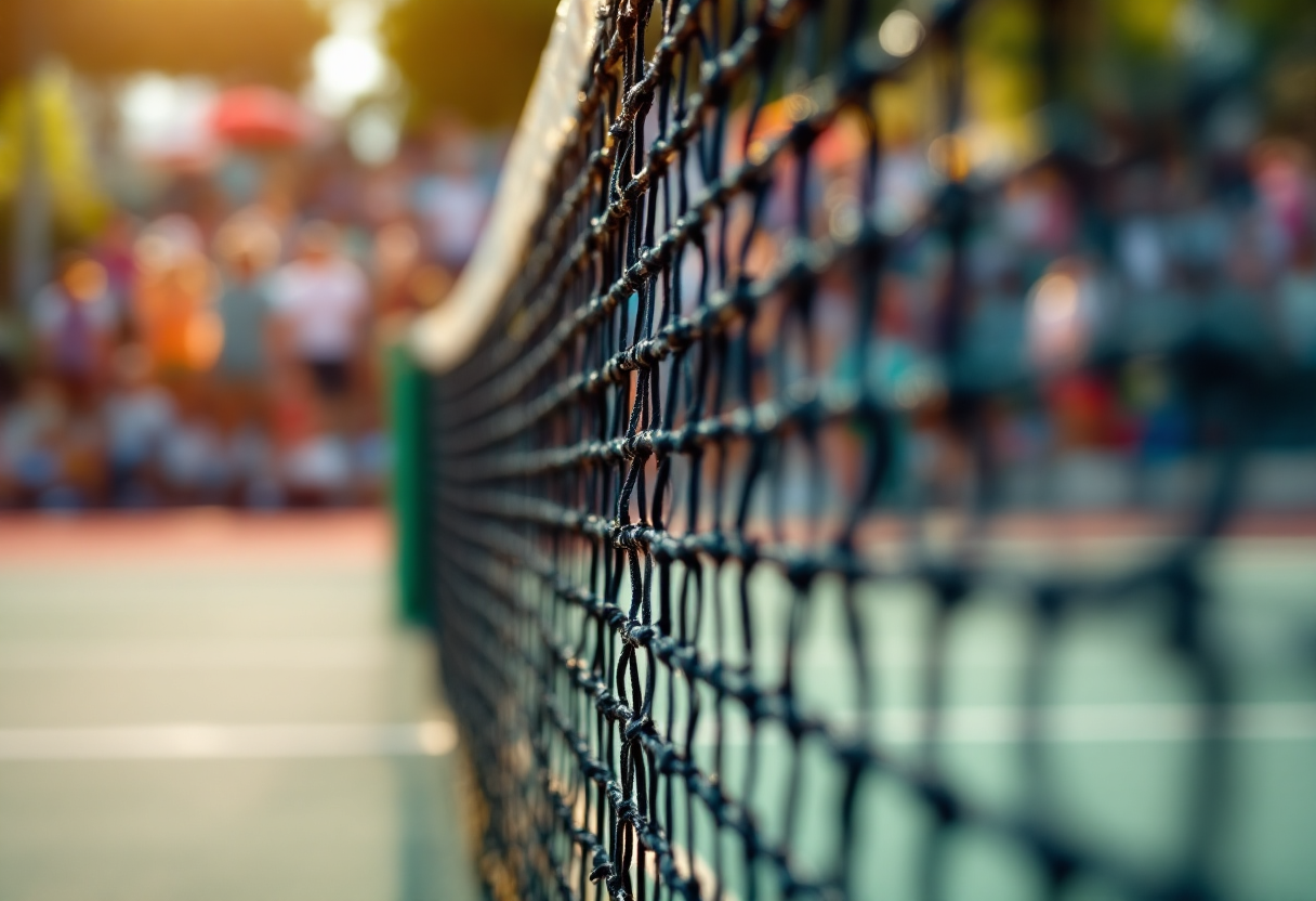 Giocatori di Italtennis in azione ai tornei di Pula