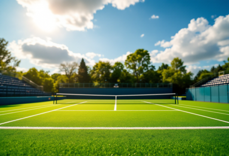 Giocatrici di tennis in azione durante il torneo di Madrid