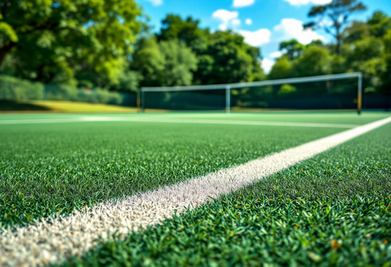 Giocatori di tennis in azione durante il torneo di oggi