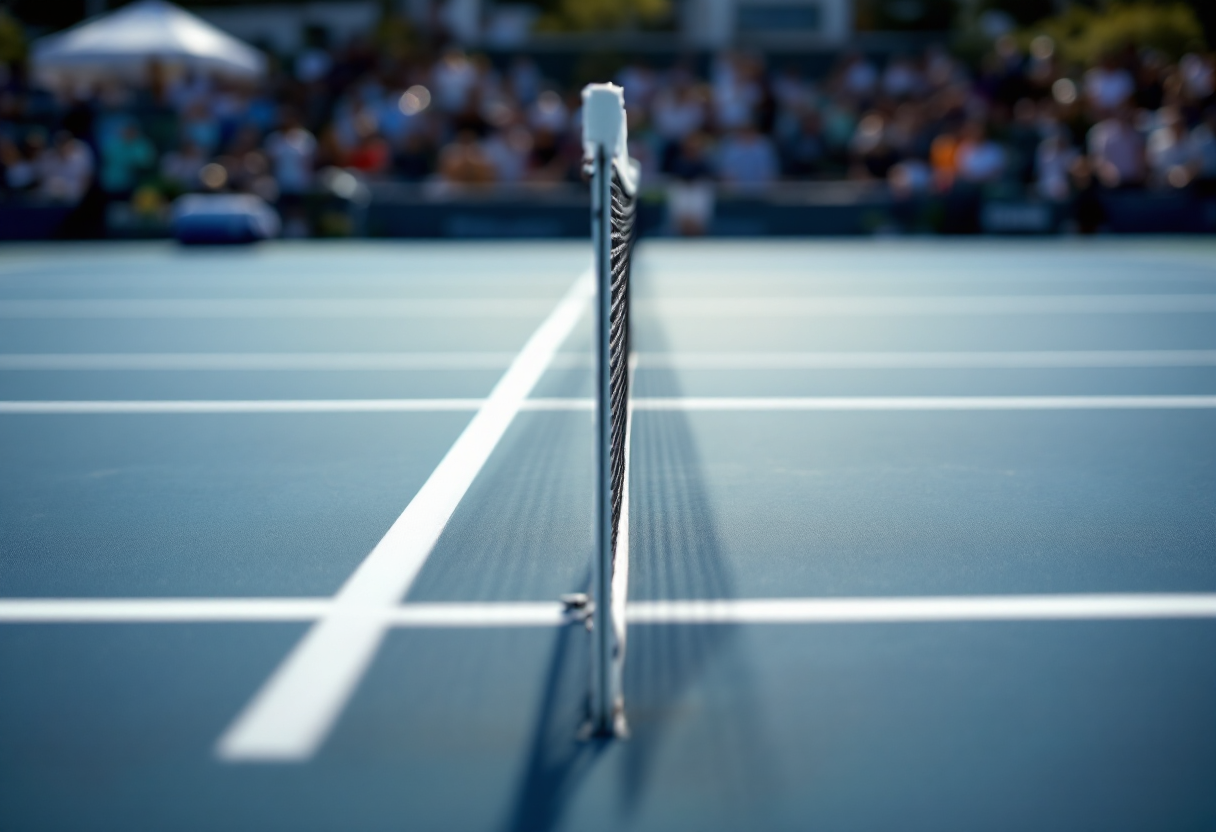 Partite di tennis in corso nei tornei internazionali di oggi