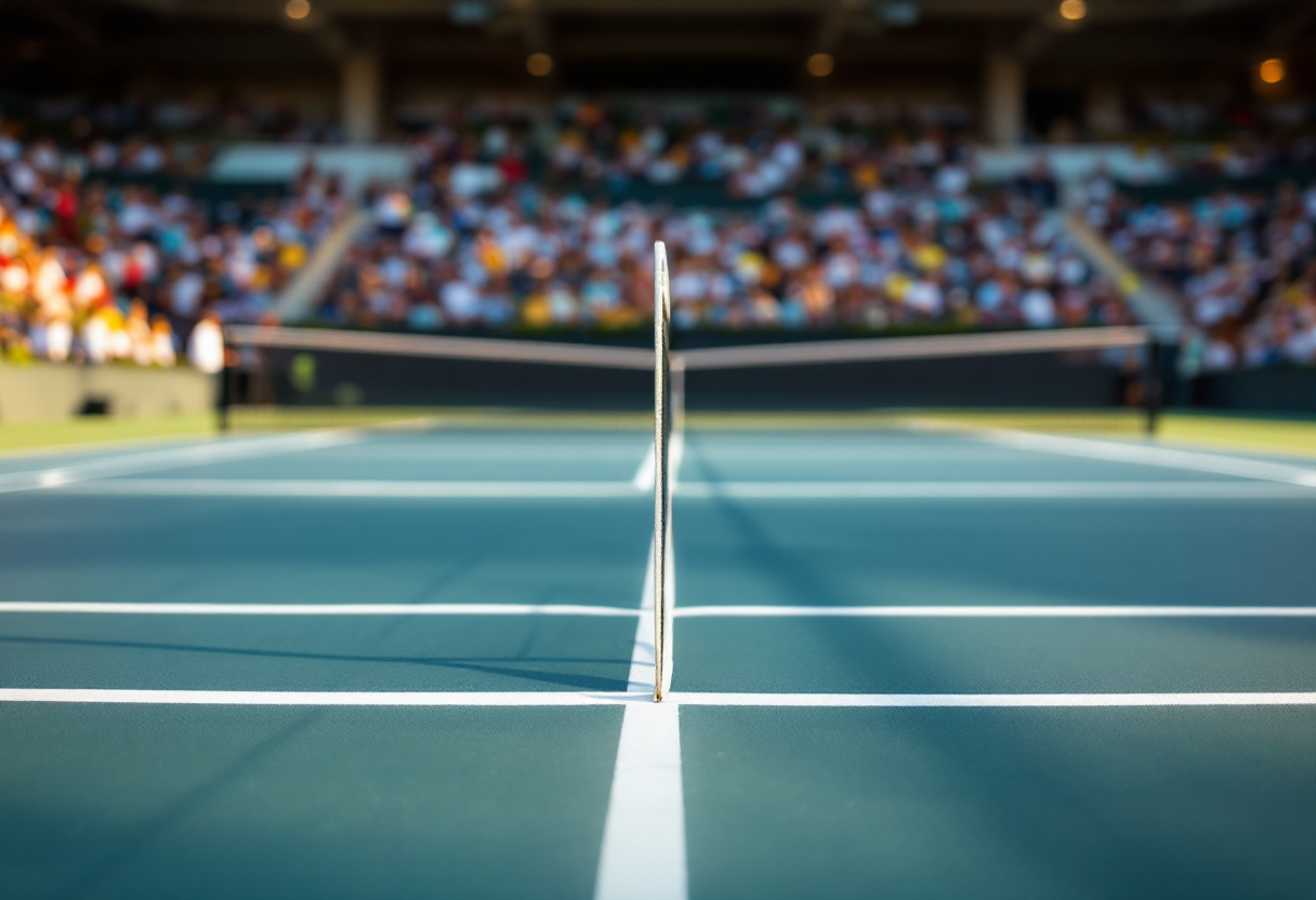 Giocatori italiani di tennis in azione a Madrid